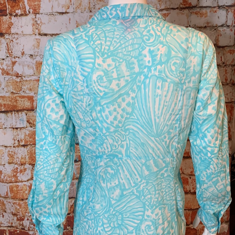 Lilly Pulitzer Sanibel Tunic Dress in Shorely Blue - Picture 7 of 14